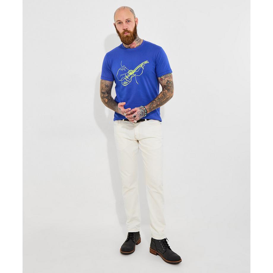 Joe Browns T-Shirt Grafica Schizzo Chitarra  