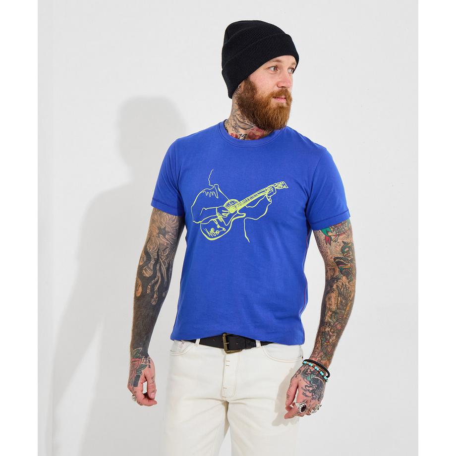 Joe Browns T-Shirt Grafica Schizzo Chitarra  