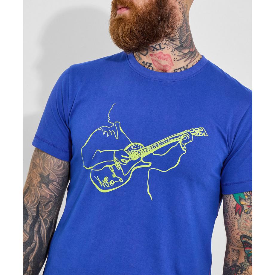 Joe Browns T-Shirt Grafica Schizzo Chitarra  