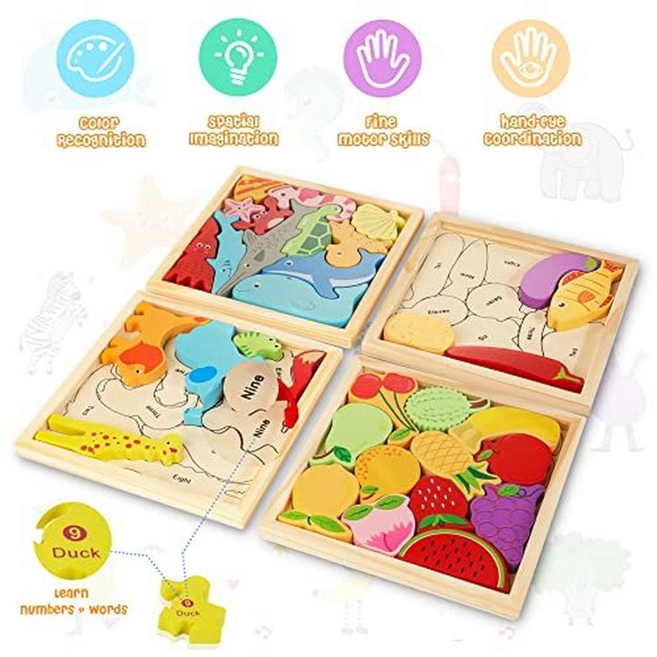Activity-board  Kinderspielzeug 3D Holzpuzzle für Kinder 