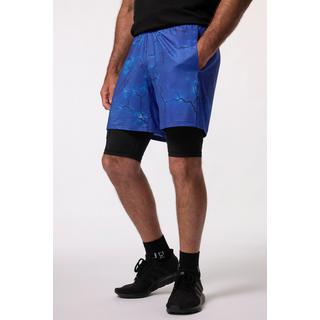 JP1880 Iron Anvil QuickDry Alloverprint Fitness Bermudashorts  