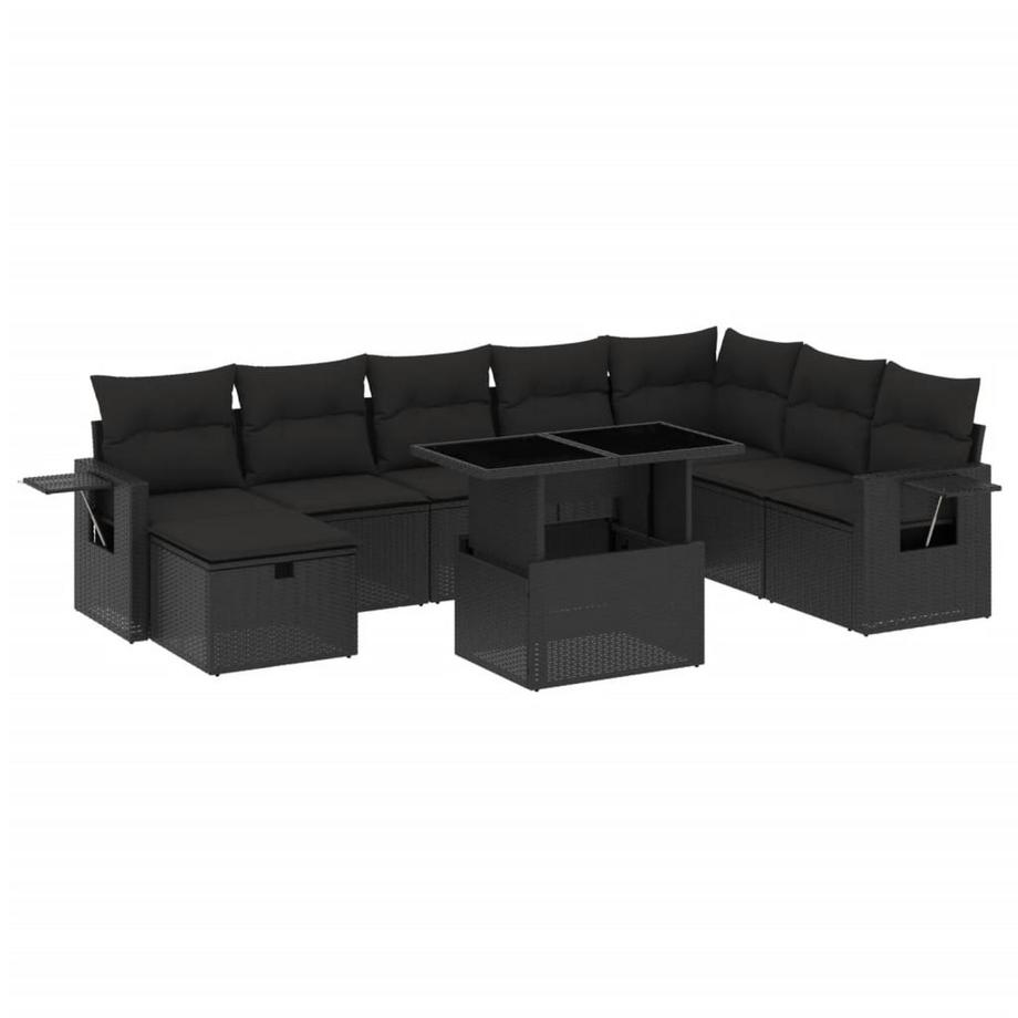 set divano da giardino Polirattan