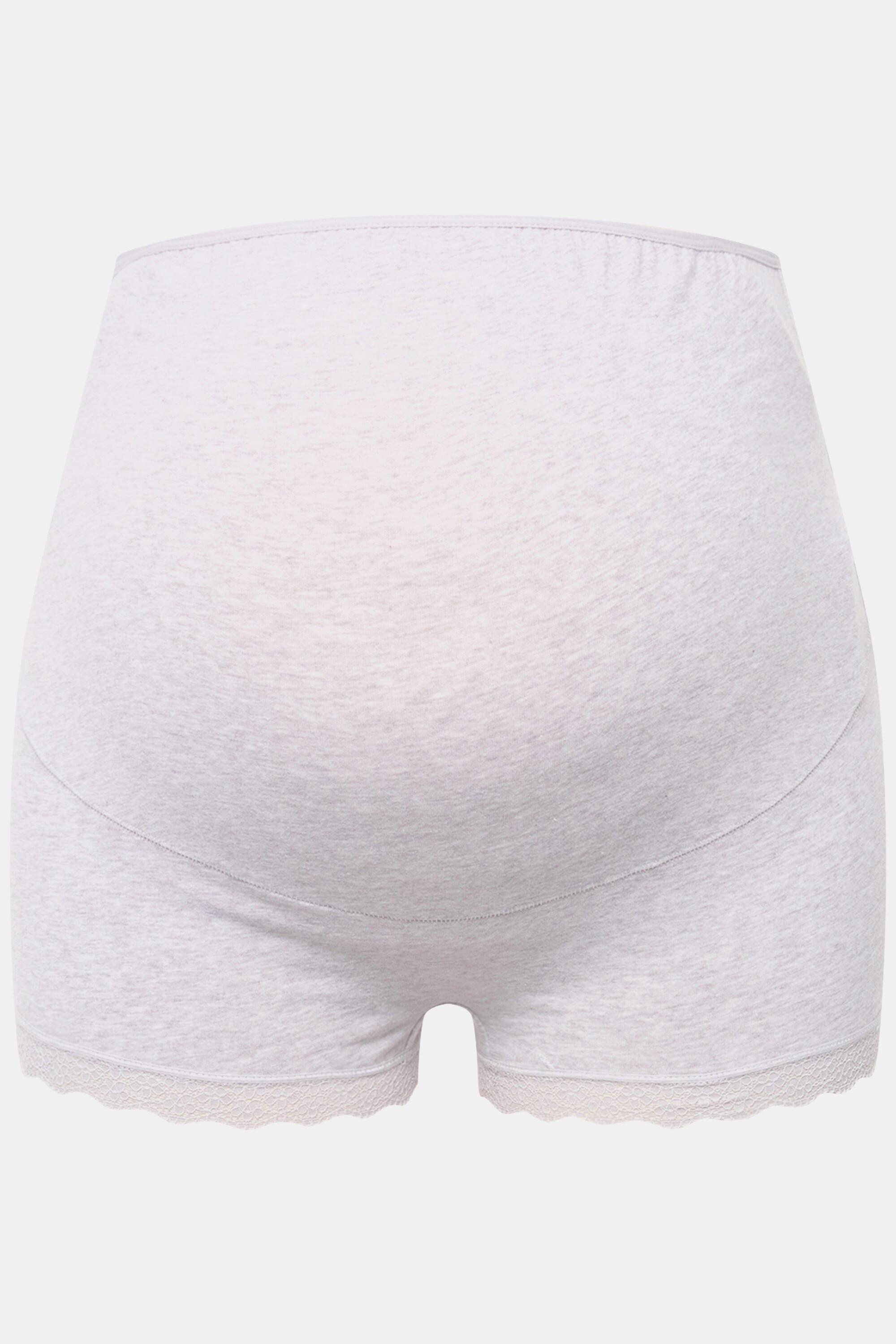 Ulla Popken Bellieva Bermuda Gainant Empiècement Ventre Dentelle Ourlet  