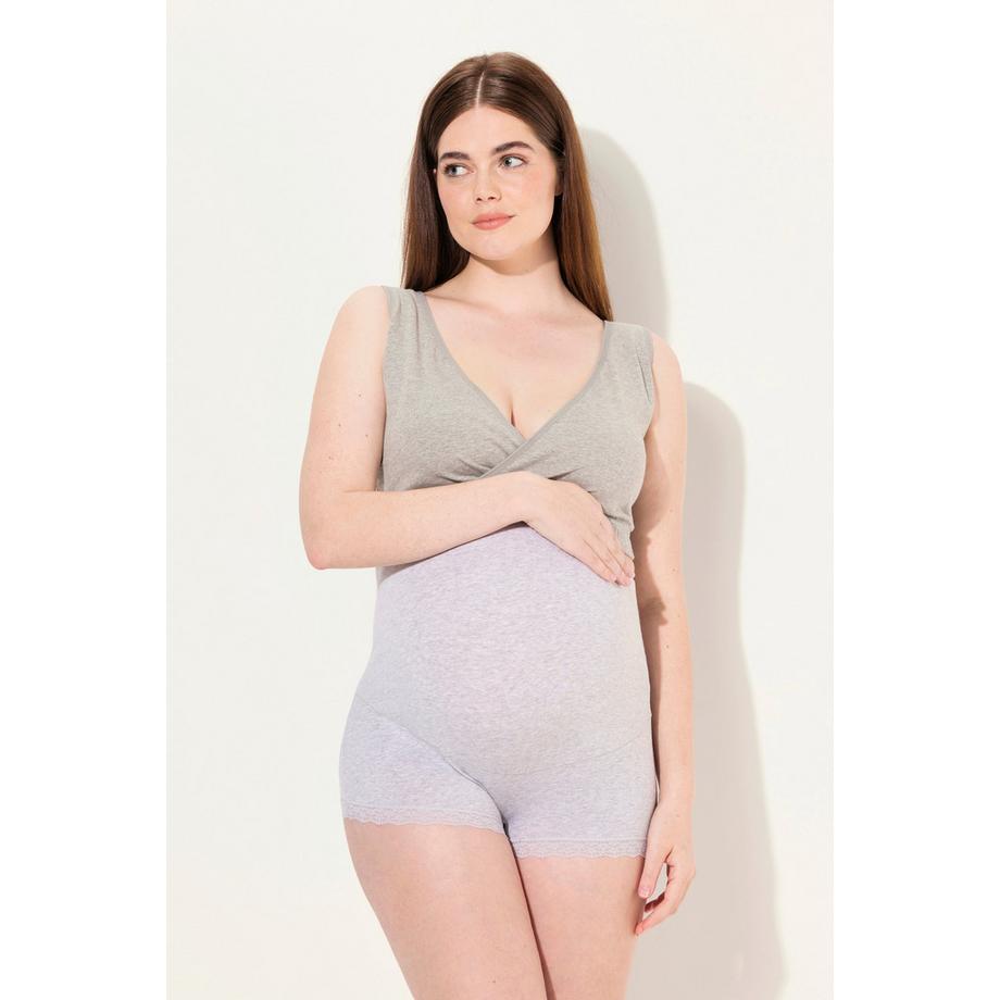 Ulla Popken Bellieva Panty Überbauch-Einsatz Saumspitze  