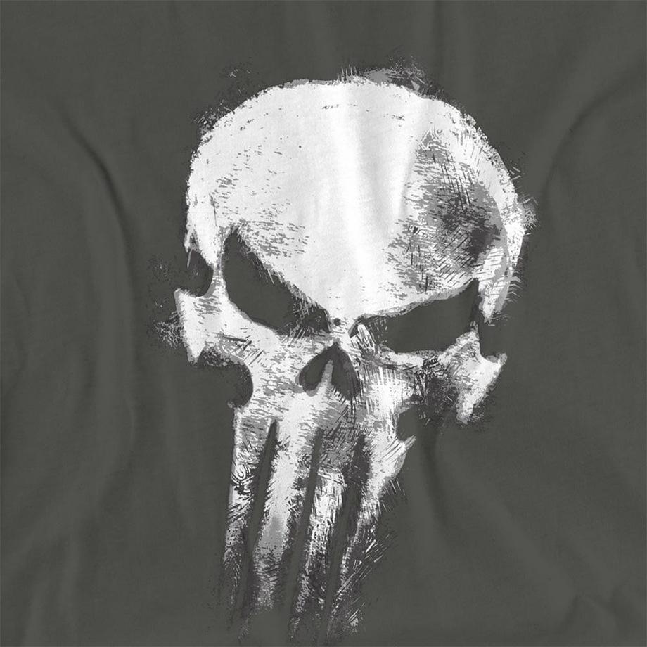 Daredevil  T-ShirtMotif Punisher Motiftyle Crâne Born Again 