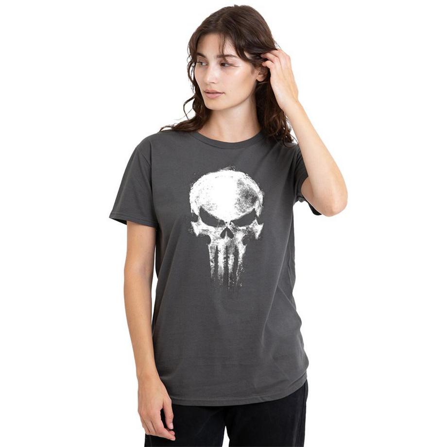 Daredevil  T-ShirtMotif Punisher Motiftyle Crâne Born Again 