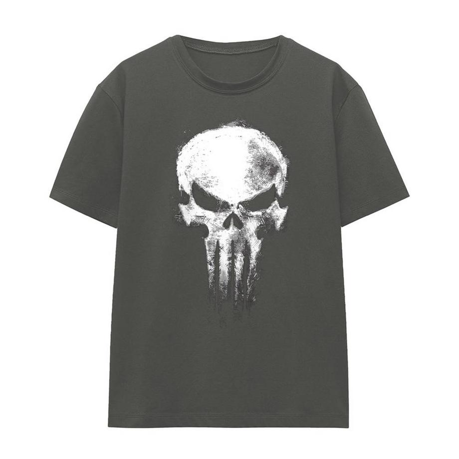 T-ShirtMotif Punisher Motiftyle Crâne Born Again