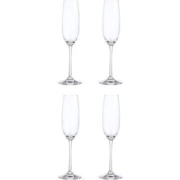Champagnerglas Salute 210 ml, 4 Stück, Transparent 