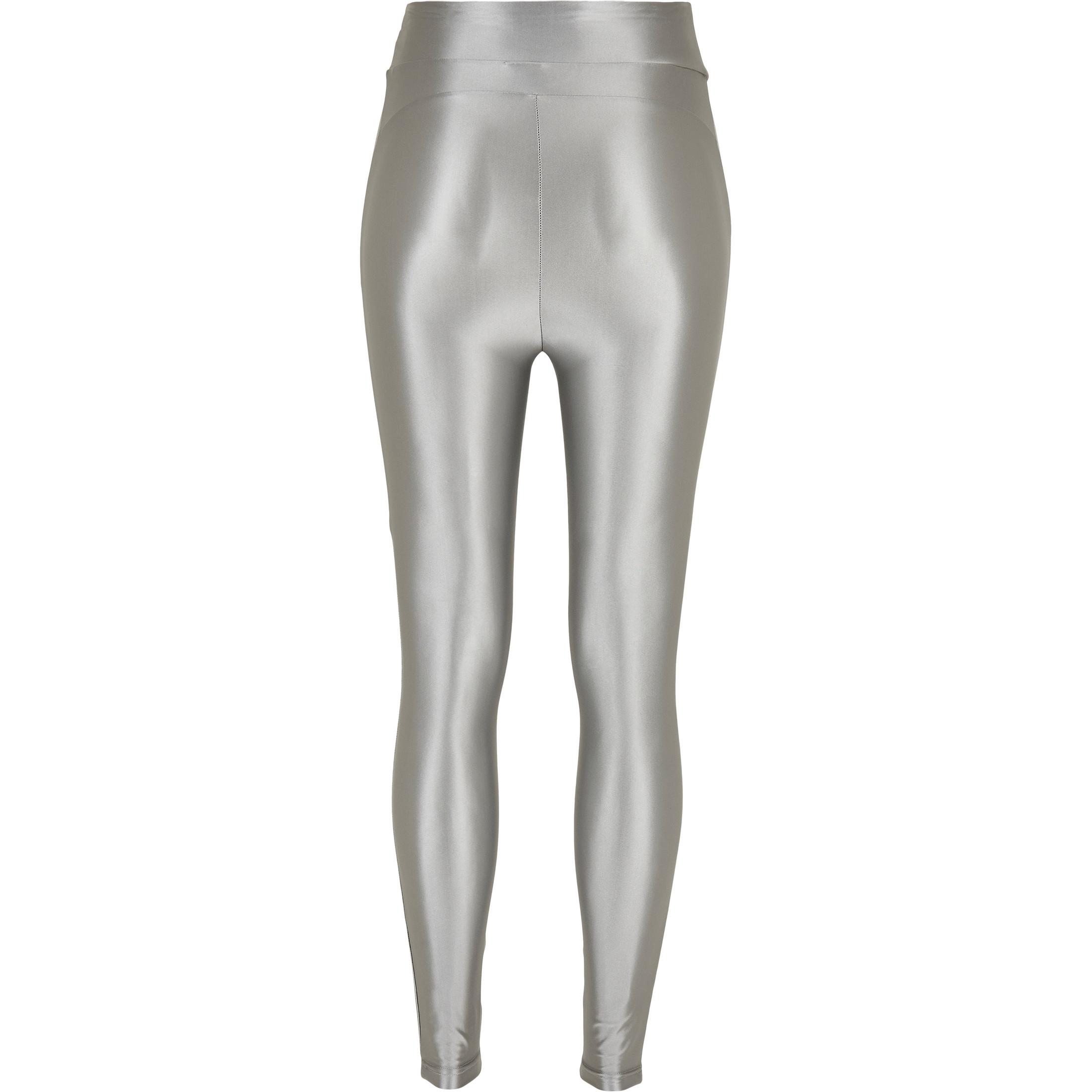 URBAN CLASSICS  Leggings hohe Taille Frau große Größen  Shiny Metalic 