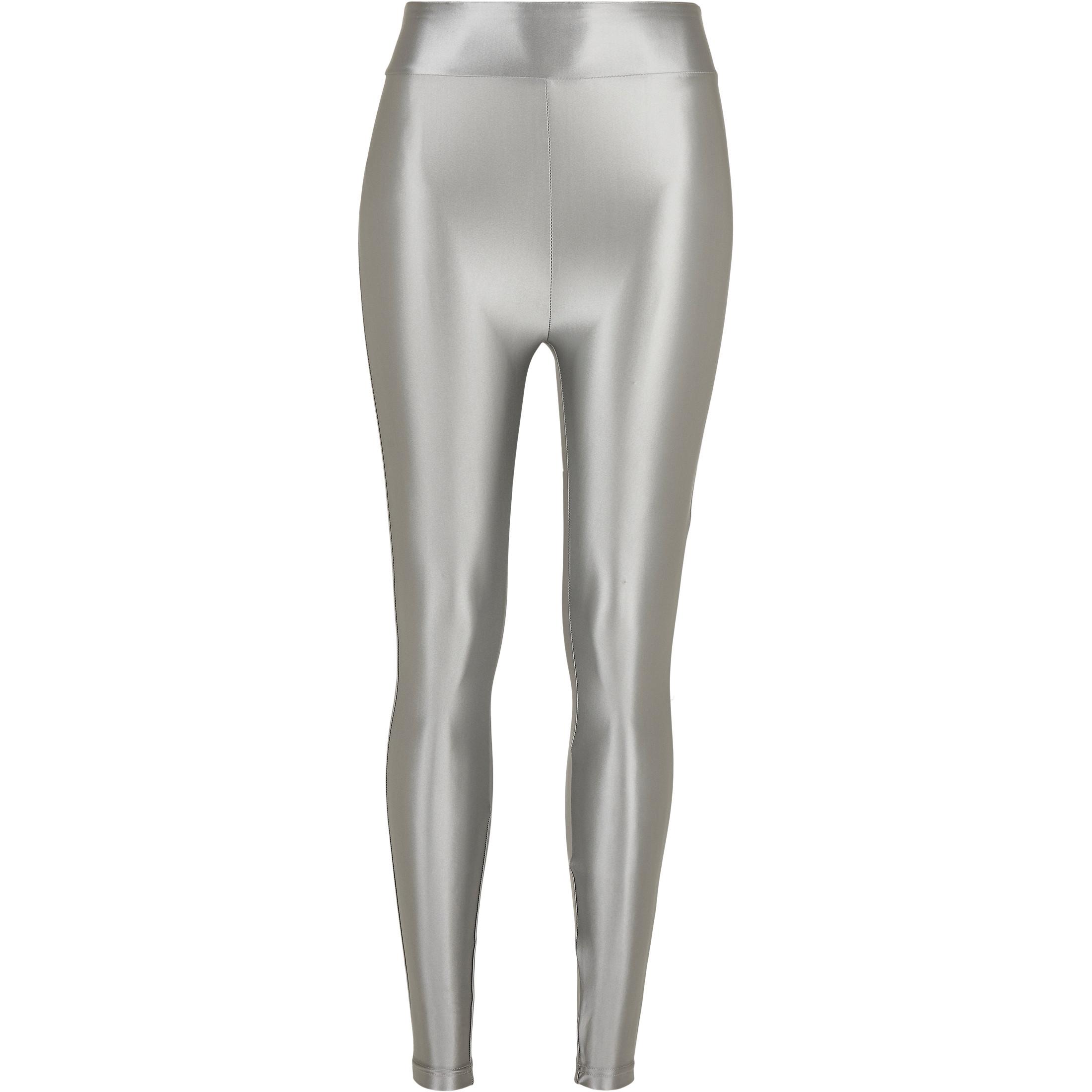 URBAN CLASSICS  Leggings hohe Taille Frau große Größen  Shiny Metalic 