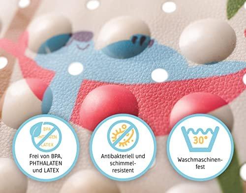 Activity-board Strandparty - Badematte für Kinder | hochwertige Antirutschmatte Badewanne 100x40 cm lang | cooles  