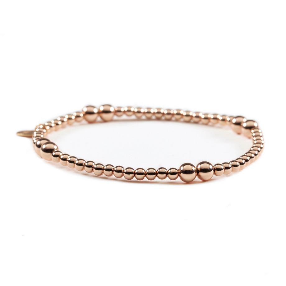 Gioia  Armband mit Silber rosé vergoldet