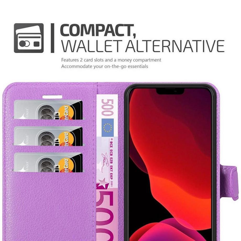 Cadorabo  Hülle für Apple iPhone 12 MINI Standfunktion, Kartenfach 