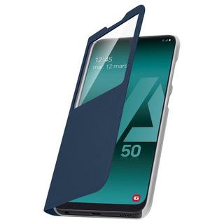 Avizar  Étui Fenêtre Galaxy A50 Bleu Nuit 