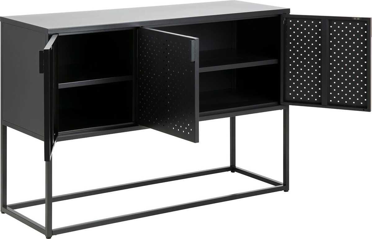 mutoni Credenza Linea Moderna nera 120x40x80  