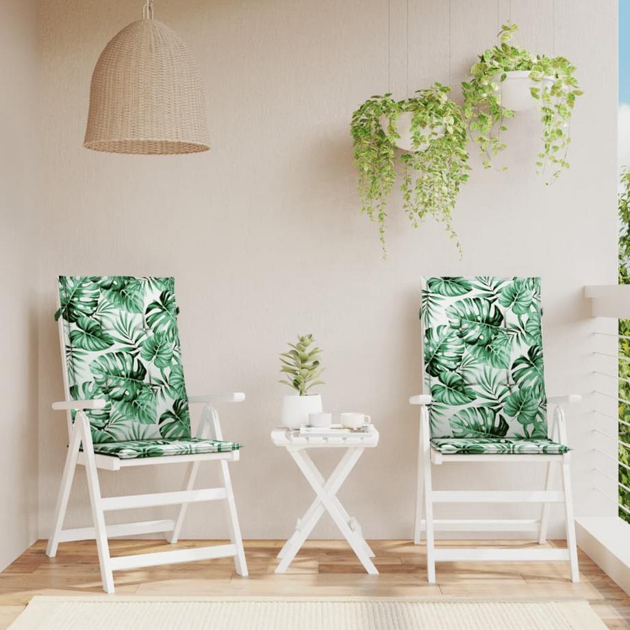 VidaXL Gartenstuhlauflage für hochlehner gewebe  