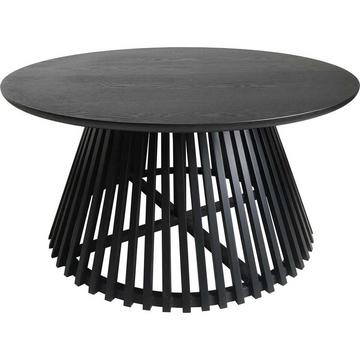 Table d&#039;appoint Slats Low bois noir