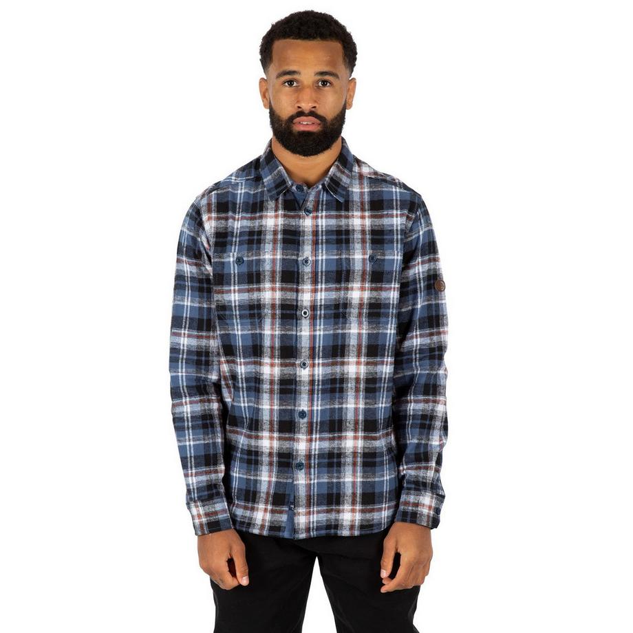 Trespass Camicia Zalah a Quadri con Collo  