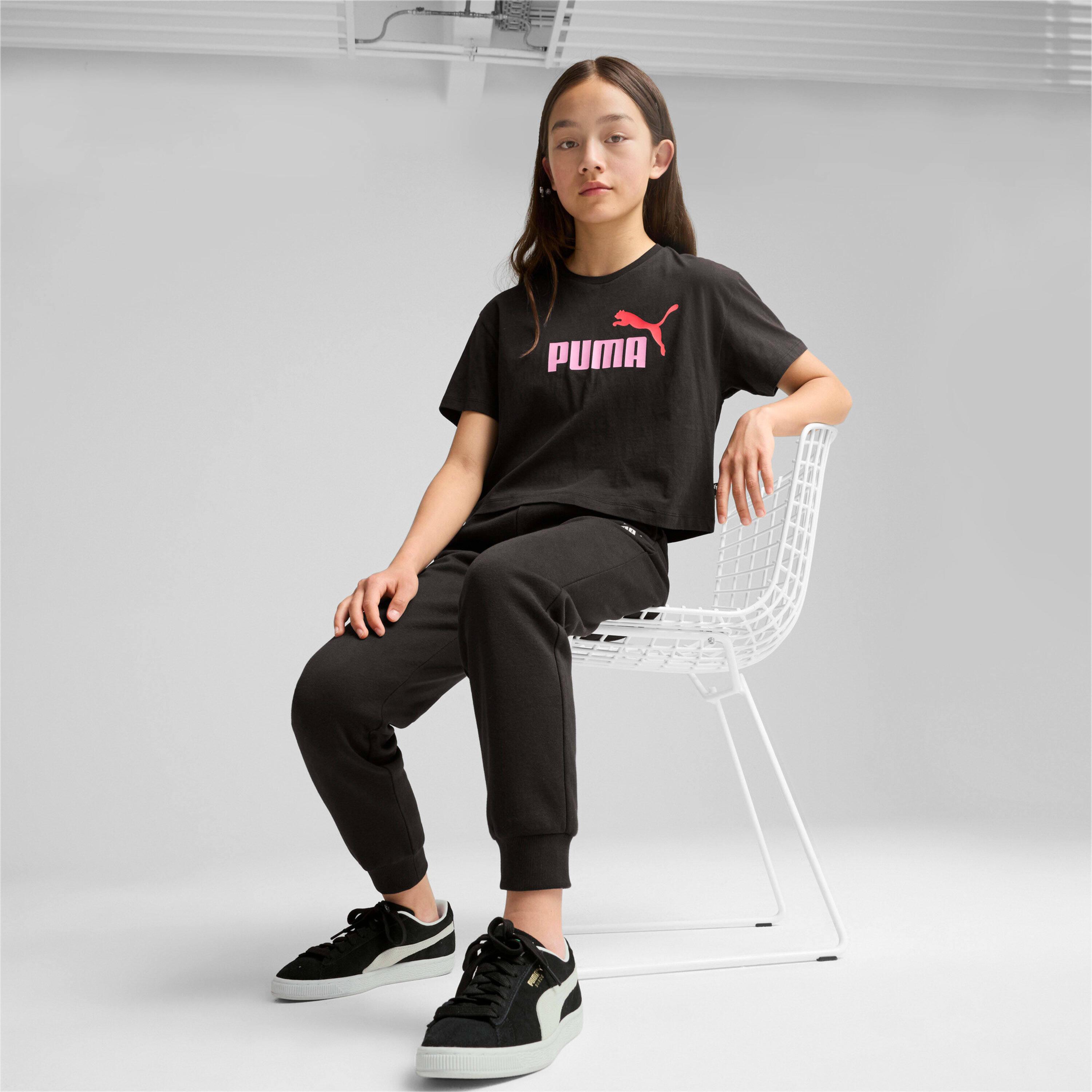 PUMA  t-shirt court fille logo 