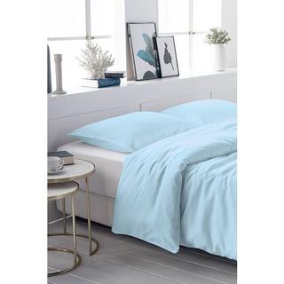 Living Home Uni Satin Taie de duvet  