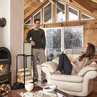 B2X Carretto di legno con ruote  