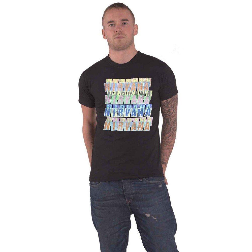 Nirvana Stacked Logo T-Shirt  