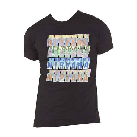 Nirvana Stacked Logo T-Shirt  