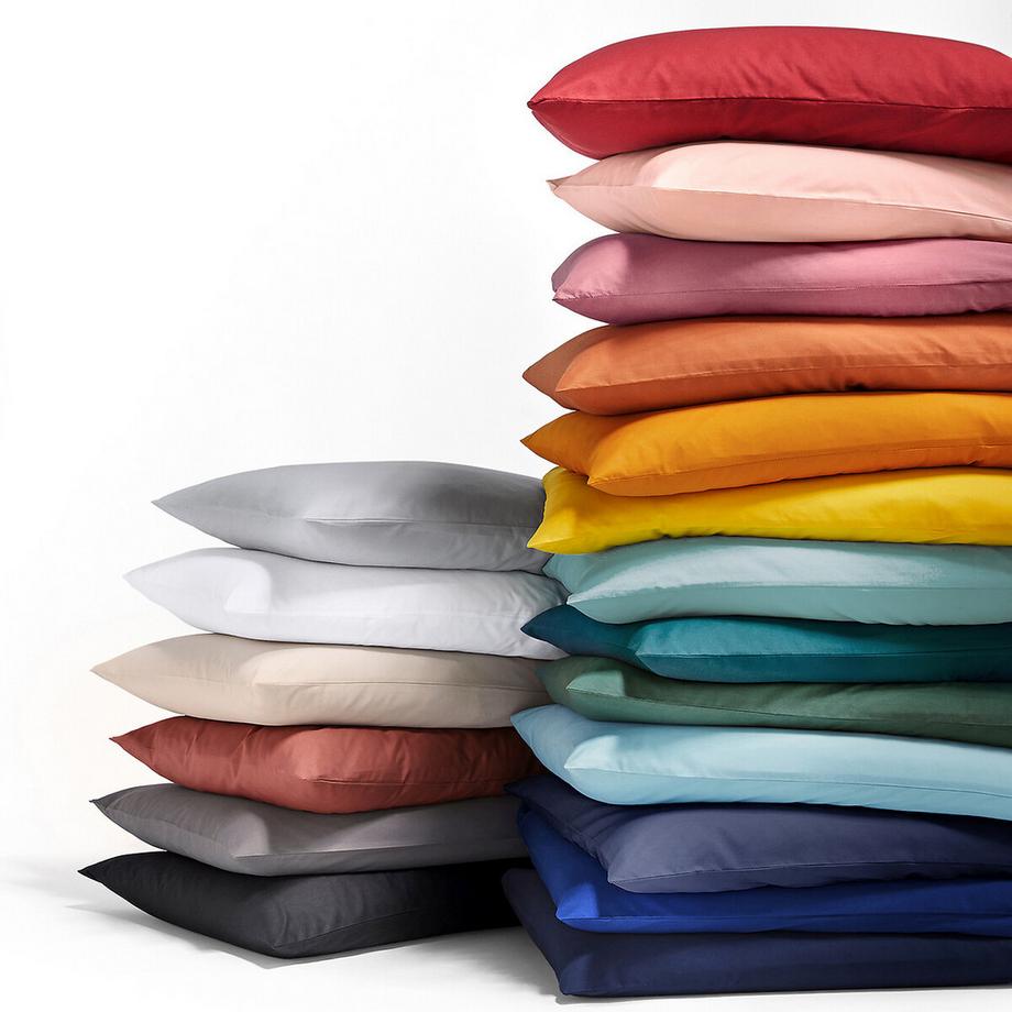 La Redoute Intérieurs Scenario Unifarbener Polycotton Kissenbezug mit Stehsaum  