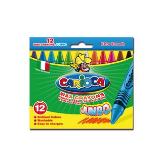 CARIOCA  Carioca Wax Jumbo 12 pz 