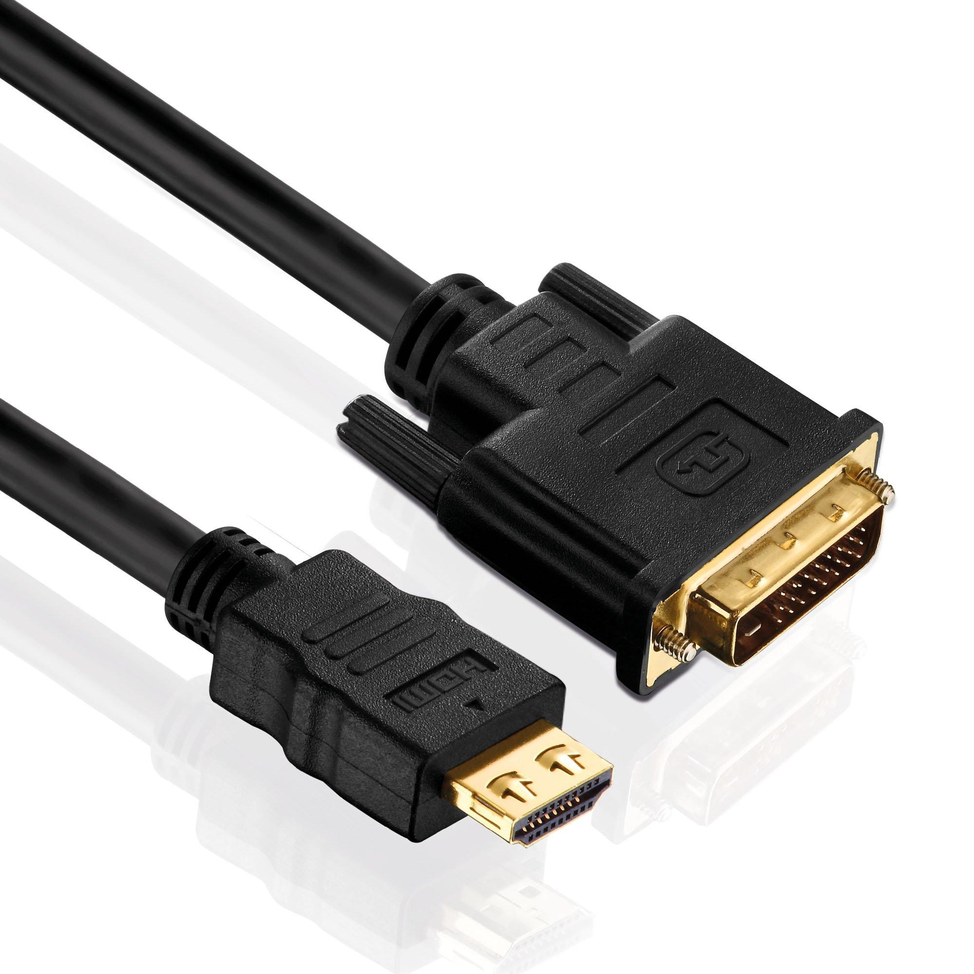 PureLink  PureLink PI3000-020 câble vidéo et adaptateur 2 m HDMI Type A (Standard) DVI-D Noir 
