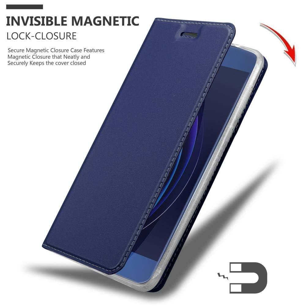 Cadorabo  Hülle für Honor 8 / 8 PREMIUM Magnetverschluss, Kartenfach 