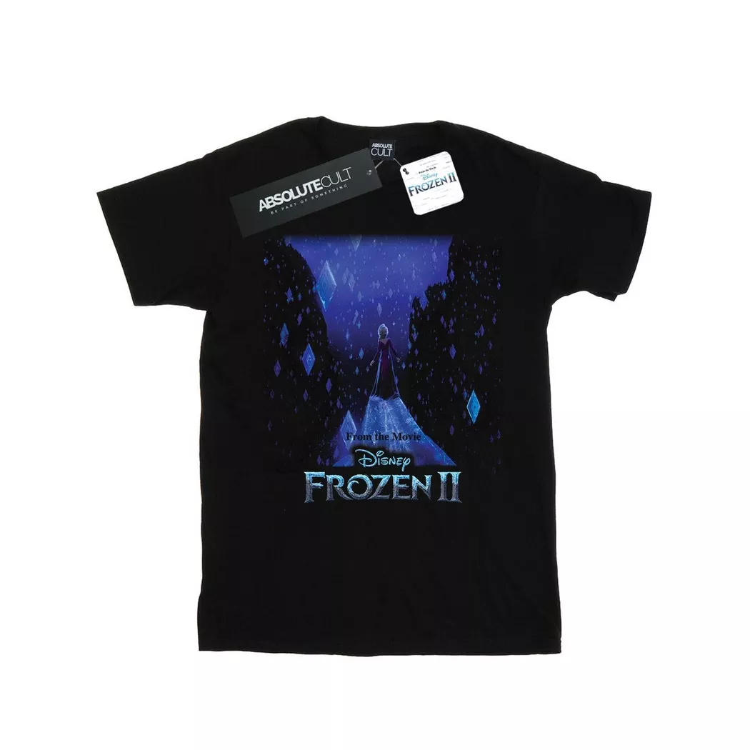 Disney - Frozen 2 TShirt, für Damen, Schwarz, Größe XL