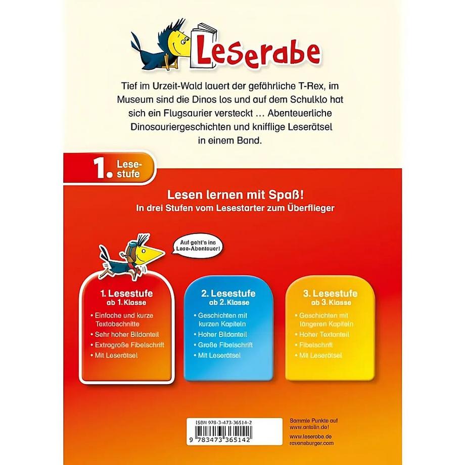Leserabe Dinoabenteuer für Erstleser X Gebundene Ausgabe 