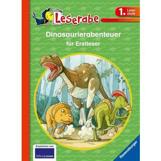 Leserabe Dinoabenteuer für Erstleser Claudia Ondracek,Martin Klein Copertina rigida 