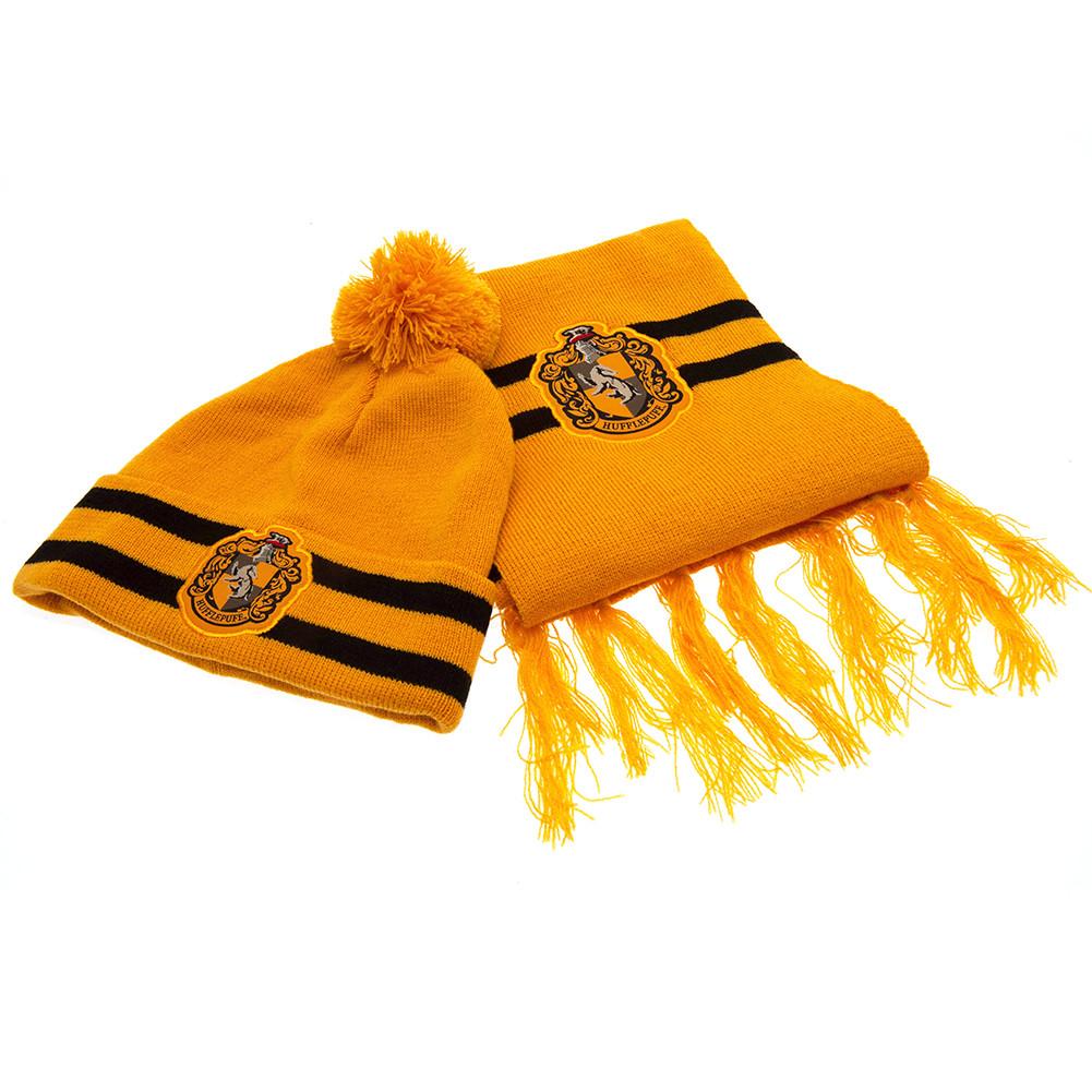 Harry Potter  Ensemble bonnet et écharpe HUFFLEPUFF Enfant 