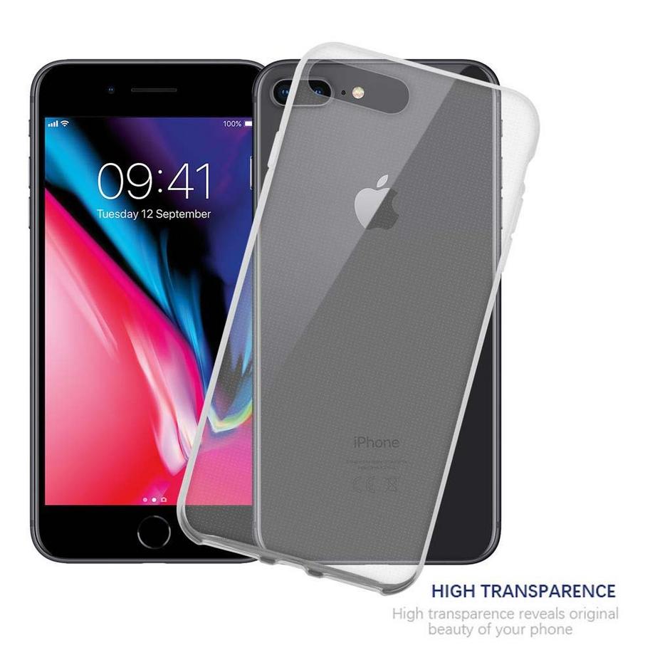 Cadorabo  Hülle für Apple iPhone 7 PLUS  7S PLUS  8 PLUS TPU Silikon Ultra Slim 
