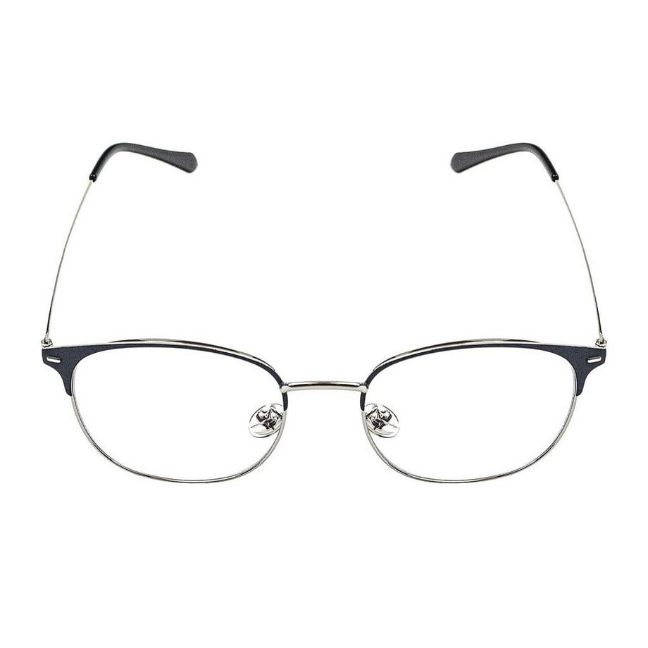 eStore Clubmaster Occhiali Anti Luce Blu Grigio Argento  