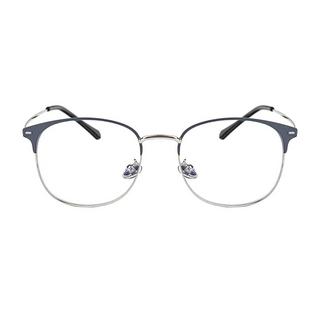eStore  Anti-Blaulichtbrille, Clubmaster - Grau / Silber 