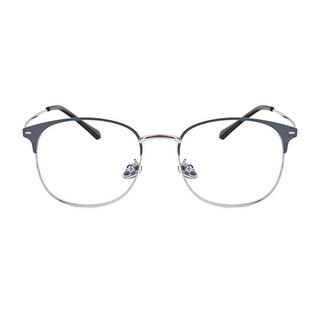 eStore Clubmaster Lunettes Anti Lumière Bleue Gris Argent  