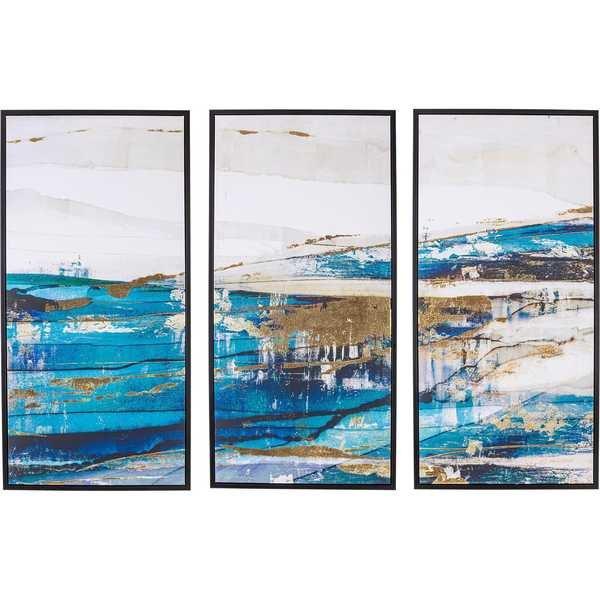 mutoni Galerie d'images bleu (3 pcs)  