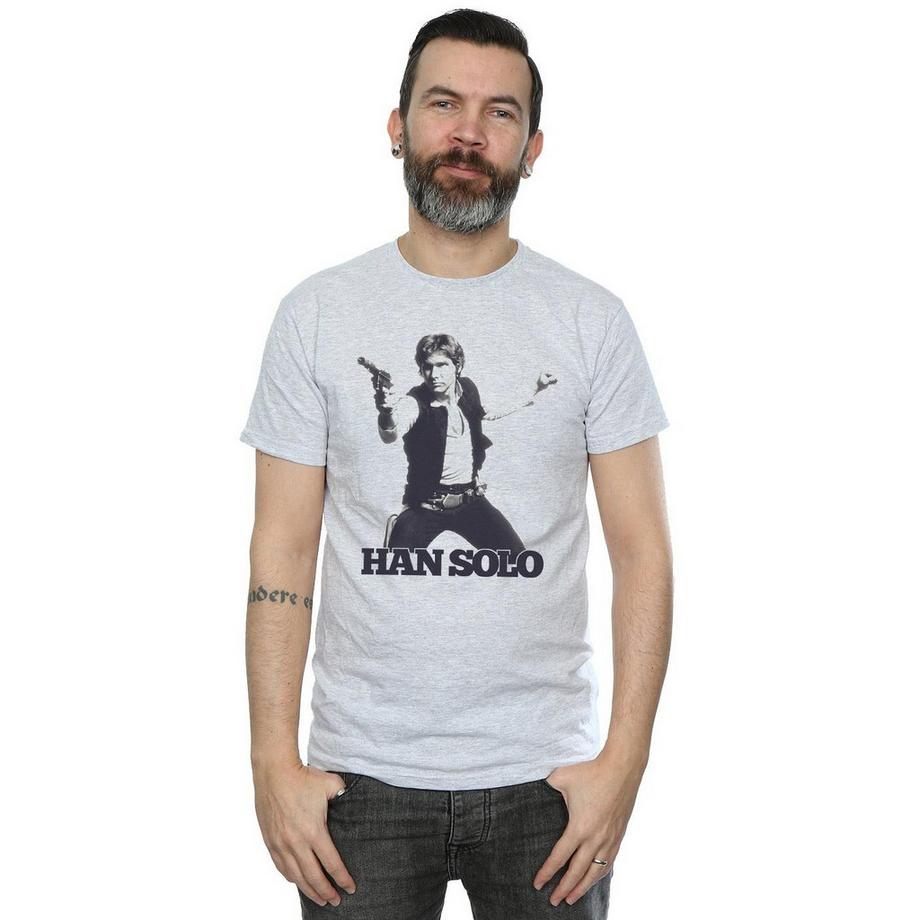 STAR WARS Star Wars Han Solo T-Shirt Stampata  