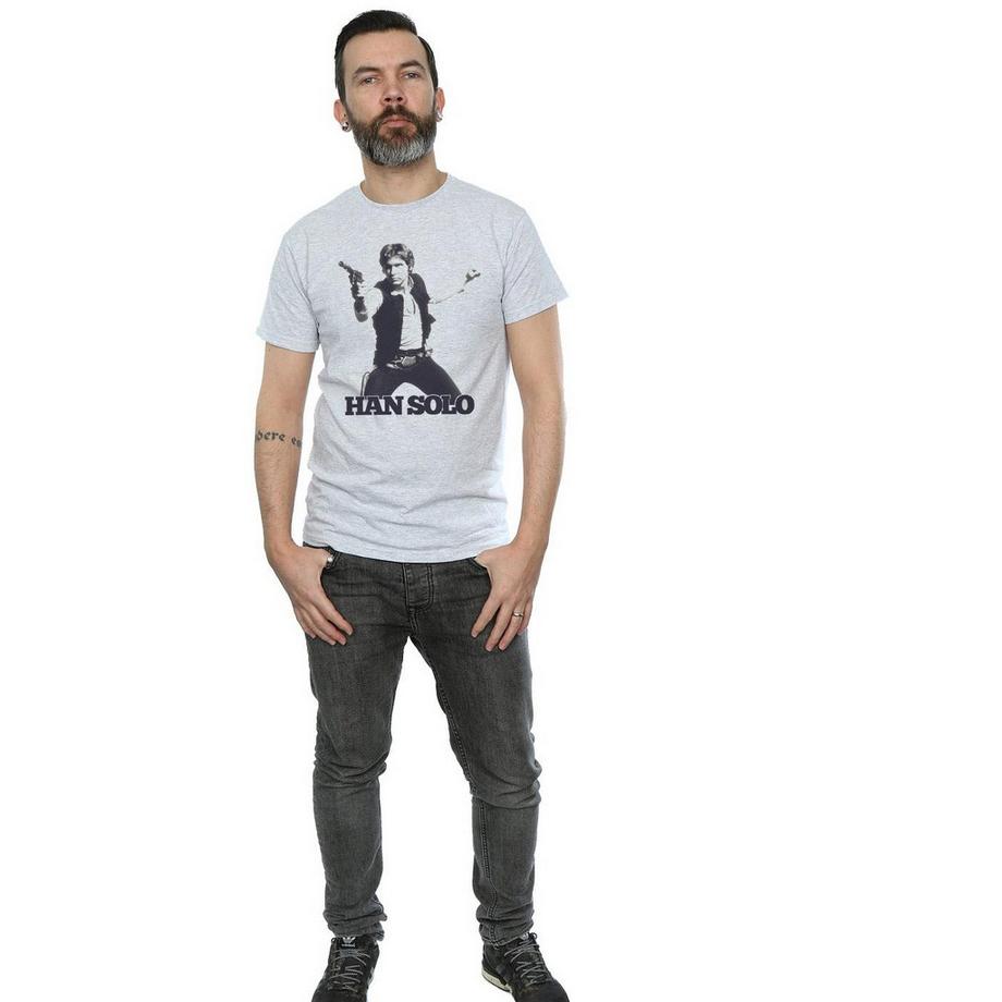 STAR WARS Star Wars Han Solo T-Shirt Stampata  