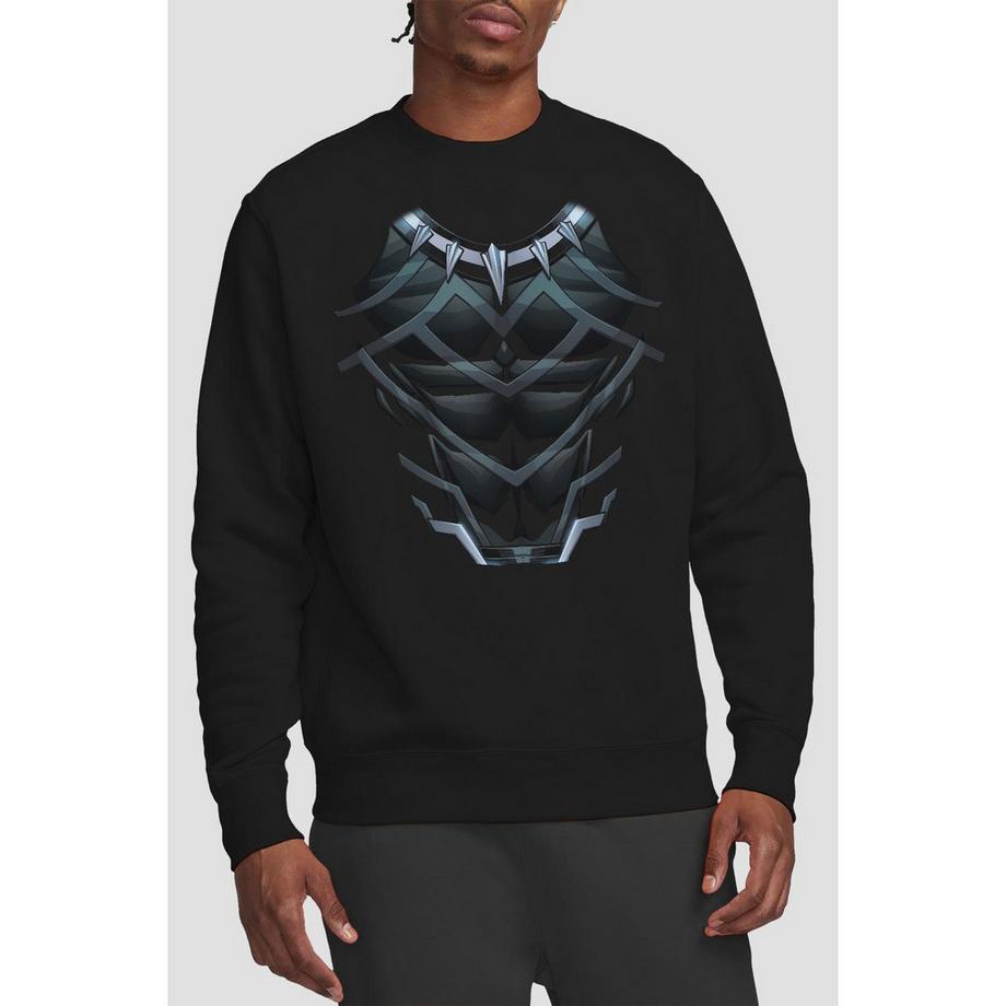 Black Panther Black Panther Costume Col Rond Sweatshirt  