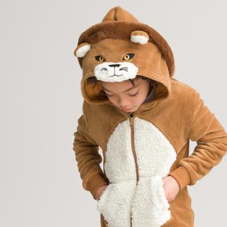 La Redoute Collections  Surpyjama à capuche lion en polaire 