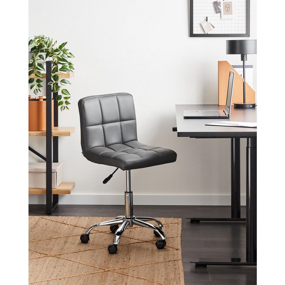 Beliani Schreibtischstuhl aus Stoff Modern MARION  