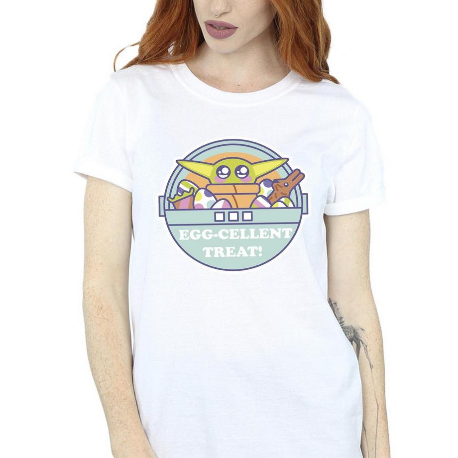 STAR WARS Mandalorian Eggcellent Easter T-Shirt  