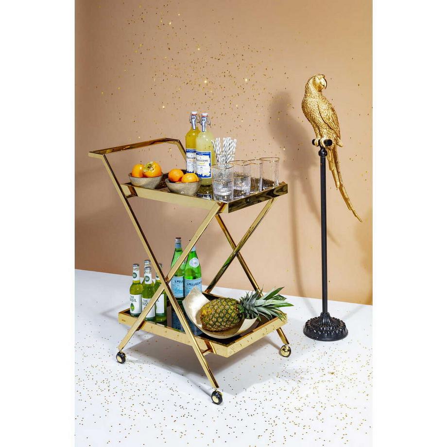 KARE Design Figurine décorative Parrot Gold  