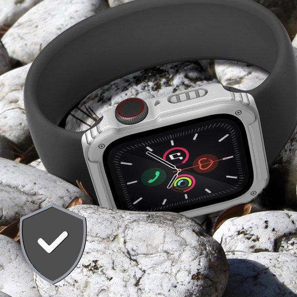 Avizar  Coque Intégrale Apple Watch 40mm Blanche 