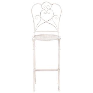 Beliani Set di 2 sgabelli da bar per giardino en Ferro Classico TRIESTE  