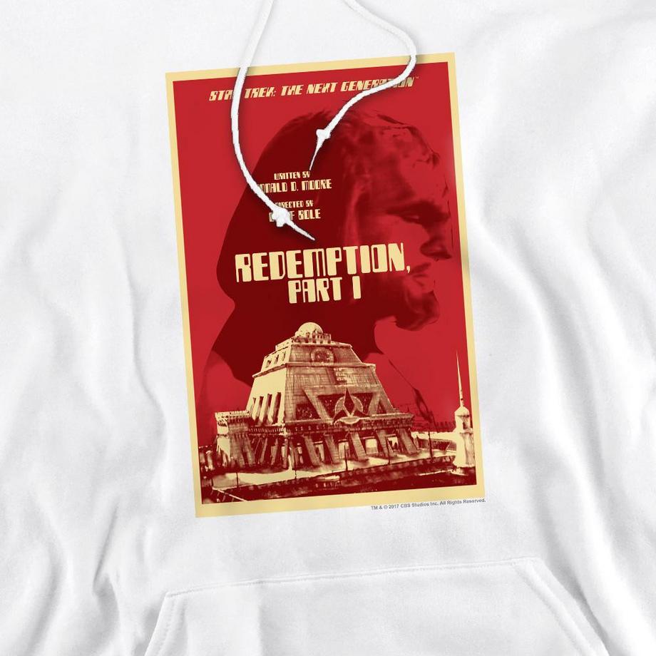 Star Trek The Next Generation Season 4 Episode 26 Felpa con Cappuccio  